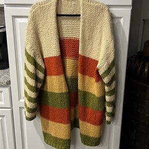 Easel cardigan sweater